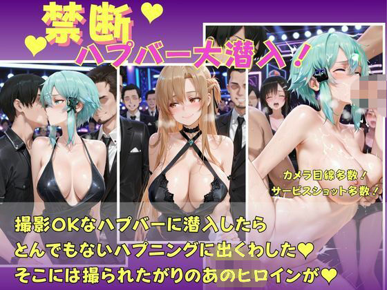 禁断のハプバー ソードアートオンライン アスナ シノン